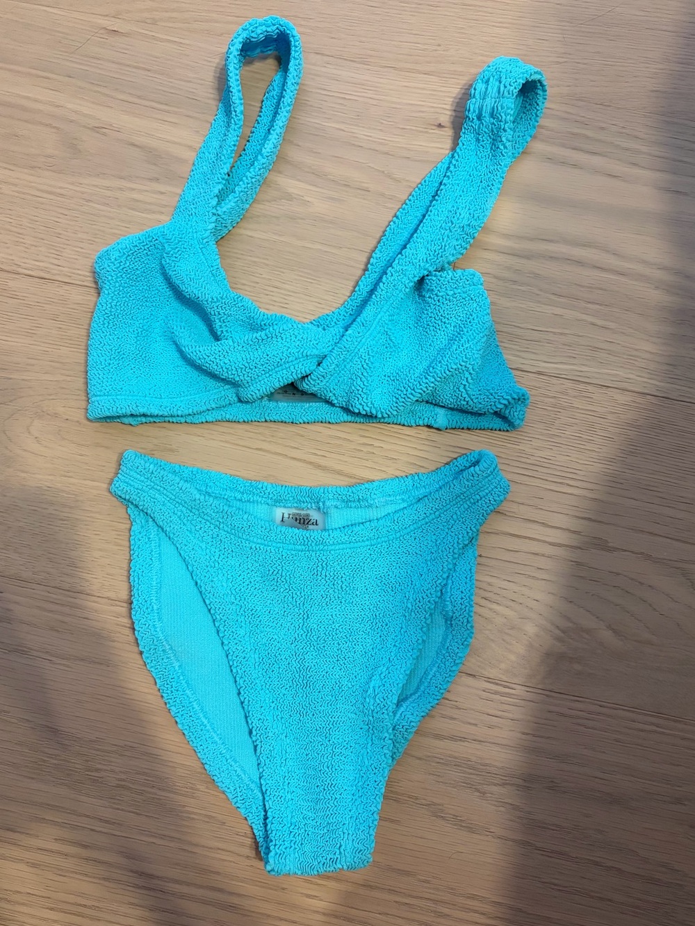 Hunza g Juno bikini in aqua
